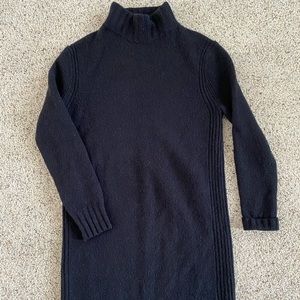 JCrew woman’s black sweater dress